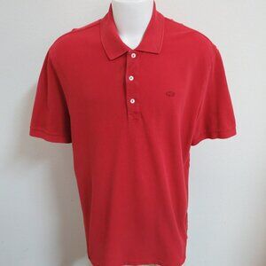 2XL Red Lacoste Vintage Wash Men’s #65L Polo Shirt